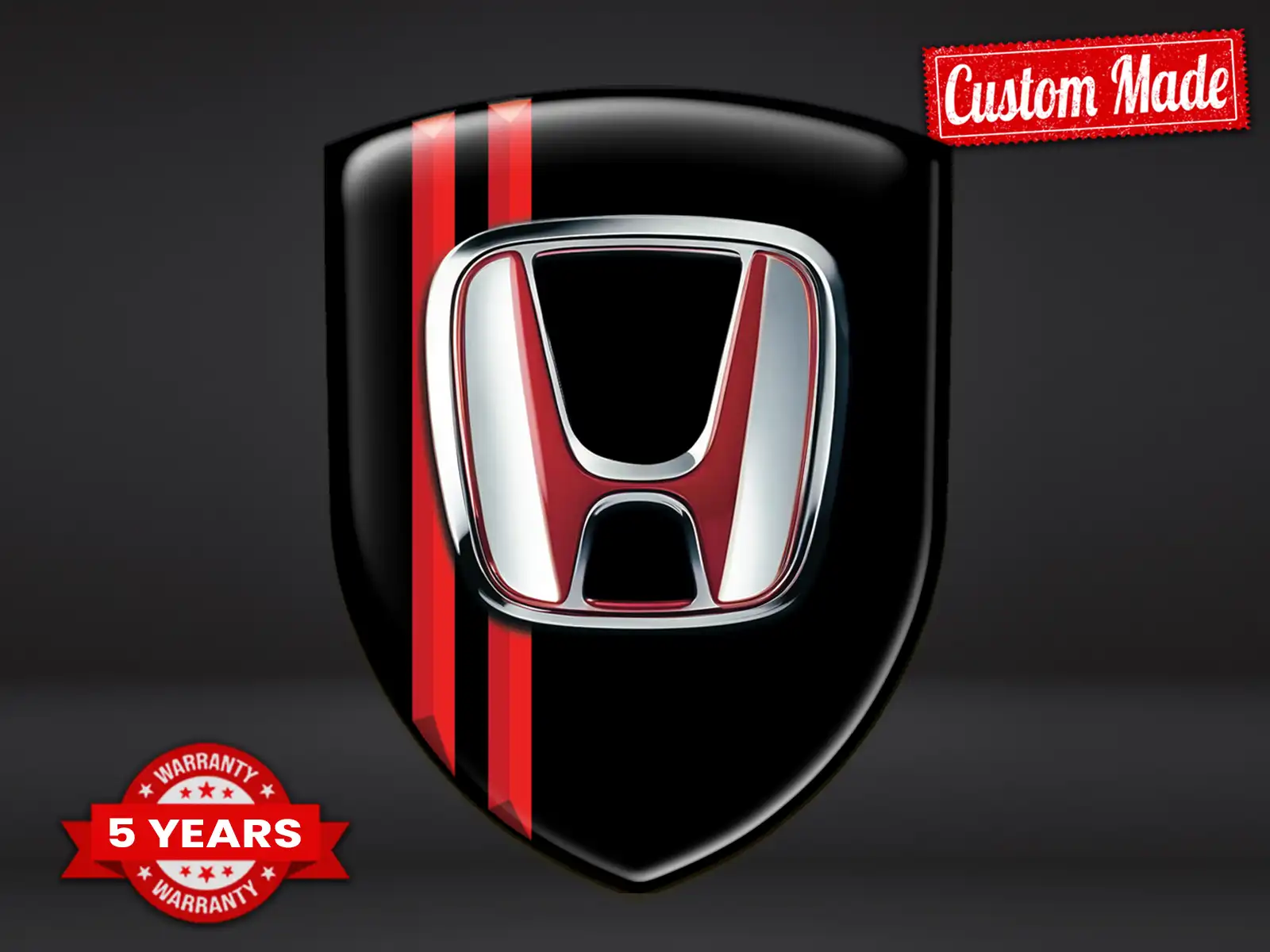 Honda Etiqueta Impermeable Resistente Deporte Personalizable